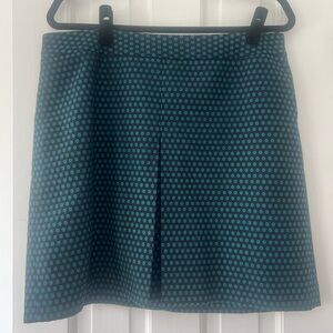 Ann Taylor Loft Black and Turquoise Professional Skirt Size 14P